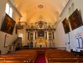 Inside church of Ursuline Monastery of Quebec City