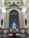 Inside City church Igreja Matriz da Fuseta at the algarve coast of Portugal