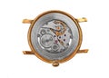 Inside the clock (clockworks) Royalty Free Stock Photo