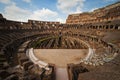 Inside the Coliseum, Rome, Italy Royalty Free Stock Photo