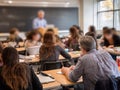 Inside a College or High School Classroom Royalty Free Stock Photo