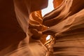 Inside colorful lower antelope canyon, USA