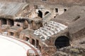 inside the Colosseum, Amphitheatrum Novum, Amphitheatrum Flavium, Rome, Italy, Europe