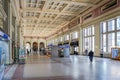 Inside the concourse of the Waterfront train Station in Vancouver, British Columbia, Canada Royalty Free Stock Photo
