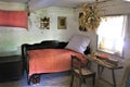 Inside a cottage house in Ethnographic Museum in Dziekanowice, Poland