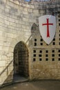 Inside Coudray Tower. Fortress. Chinon. France