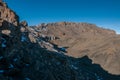 Inside the crater of Kilimanjaro Royalty Free Stock Photo