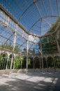 Inside of the Crystal Palace, Retiro Park, Madrid, Spain Royalty Free Stock Photo