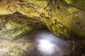 Inside the Davelis cave, hidden in Panteli Mountain near Athens city, Greece