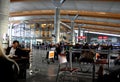 Inside the departure hall at OSL Oslo airport