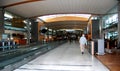 Inside the departure hall at OSL Oslo airport