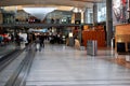 Inside the departure hall at OSL Oslo airport