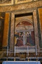 Inside detail of the Pantheon in Rome, Italy Royalty Free Stock Photo