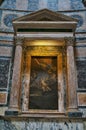 Inside detail of the Pantheon in Rome, Italy Royalty Free Stock Photo