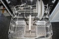 Inside the dish washer Royalty Free Stock Photo