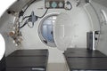 Inside a diving decompression chamber Royalty Free Stock Photo