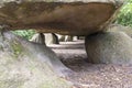 The inside of Dolmen D27 largest in the Netherlands in Borger