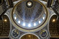 Inside dome of St Peter Basilica, Rome, Italy Royalty Free Stock Photo