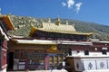 Inside the Drepung Monastery Royalty Free Stock Photo