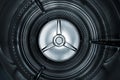 Inside the dryer Royalty Free Stock Photo