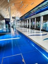 Inside Dubai metro station