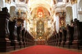 Inside Durnstein Abbey (Stift Durnstein), Austria Royalty Free Stock Photo