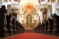 Inside Durnstein Abbey (Stift Durnstein), Austria Royalty Free Stock Photo