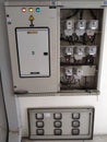 Inside Electric meter cabinet ready to use