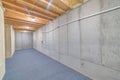 Inside the empty cold storage room of house used for storing perishable food Royalty Free Stock Photo