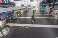 inside empty Dresden International Airport during the coronavirus pandemic