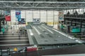 Inside empty Dresden International Airport during the coronavirus pandemic