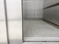 Inside empty elevator lift equipment Royalty Free Stock Photo
