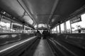 Inside of an empty Jeepney in Batangas. Royalty Free Stock Photo
