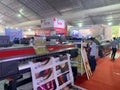 Inside exhibition of printers and printing materials - Hanoi, Vietnam March 21, 2018