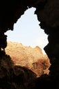 Inside the explosion crater of Dallol volcano, Danakil Depression, Ethiopia Royalty Free Stock Photo