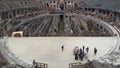 Inside of famous Colosseum