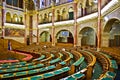 Inside Famous Hungary parliament Royalty Free Stock Photo