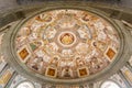 Inside of Farnese Palace, Villa Farnese, famous villa with wonderful garden, Caprarola, Viterbo northern Lazio, Italy Royalty Free Stock Photo