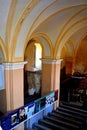 Inside the fortified medieval saxon evangelic church in Veseud, Zied, Transilvania, Romania