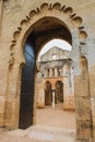 The inside gate of Chellah which is the world heritage in Rabat Royalty Free Stock Photo