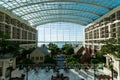 Inside of the Gaylord Hotel, at the National Harbor in Maryland