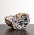 Geode agate rock