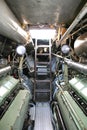 Inside German submarine