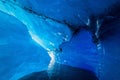 Inside Glacier Cave Royalty Free Stock Photo