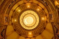 Inside of Gold Dome Royalty Free Stock Photo