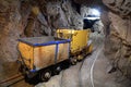 Inside of Gold Mine Royalty Free Stock Photo