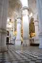 Inside Granada Cathedral.