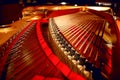 Inside a grand piano Royalty Free Stock Photo