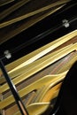 Inside grand piano Royalty Free Stock Photo