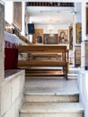 Inside of Greek Orthodox Basilica of St George Royalty Free Stock Photo